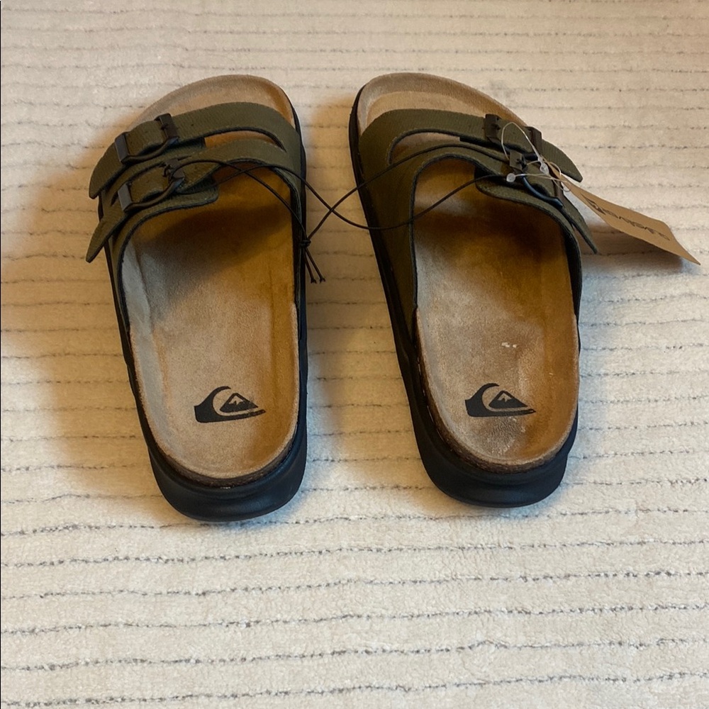QUIKSILVER . Mens Green Sandals - Picture 4 of 6
